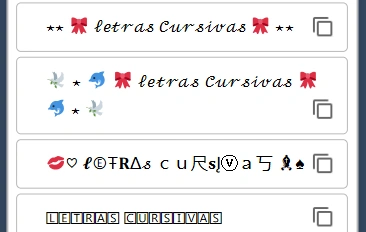 Elige tu estilo de letra