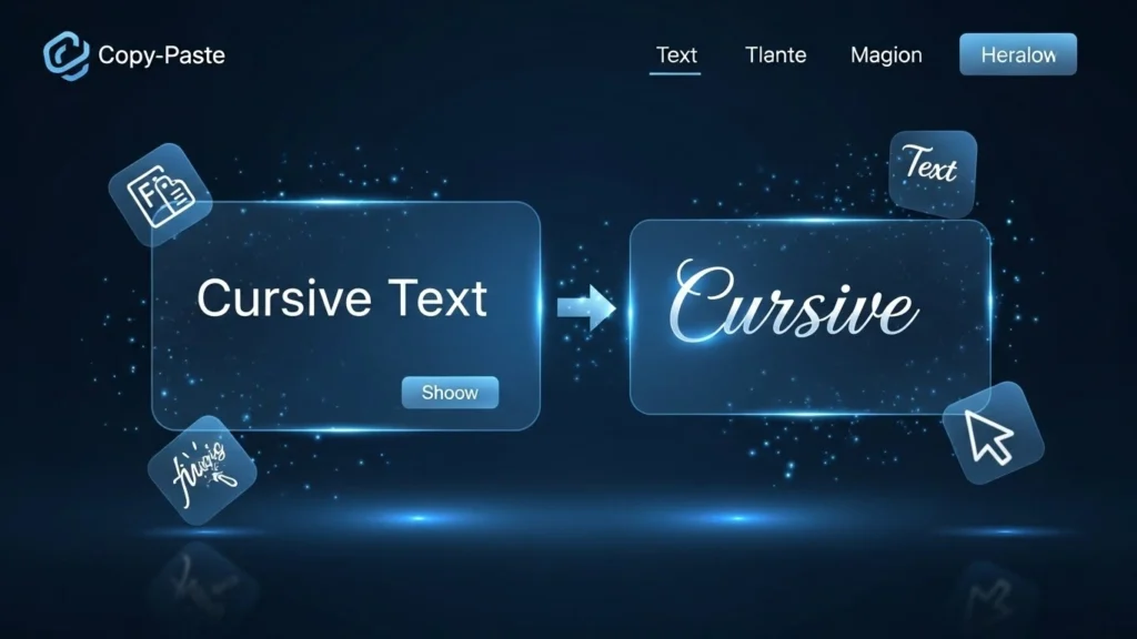 ¿Qué es exactamente este Generador de Letras Cursivas?

